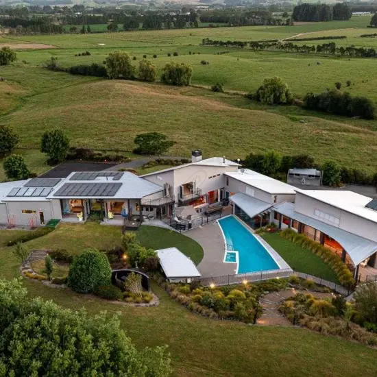 Photos and article of Mahara Mahara house. House now for sale through Denise Jenner from Bayleys