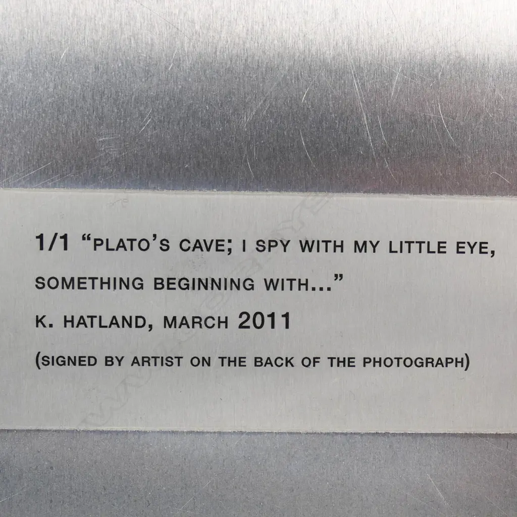 Kristin Hatland ‘Plato's Cave; I spy with my little eye Image 1++