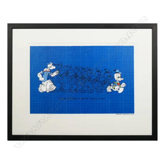 Dick Frizzel ‘PopDuck 2002 (Popeye to Donald in one step)’