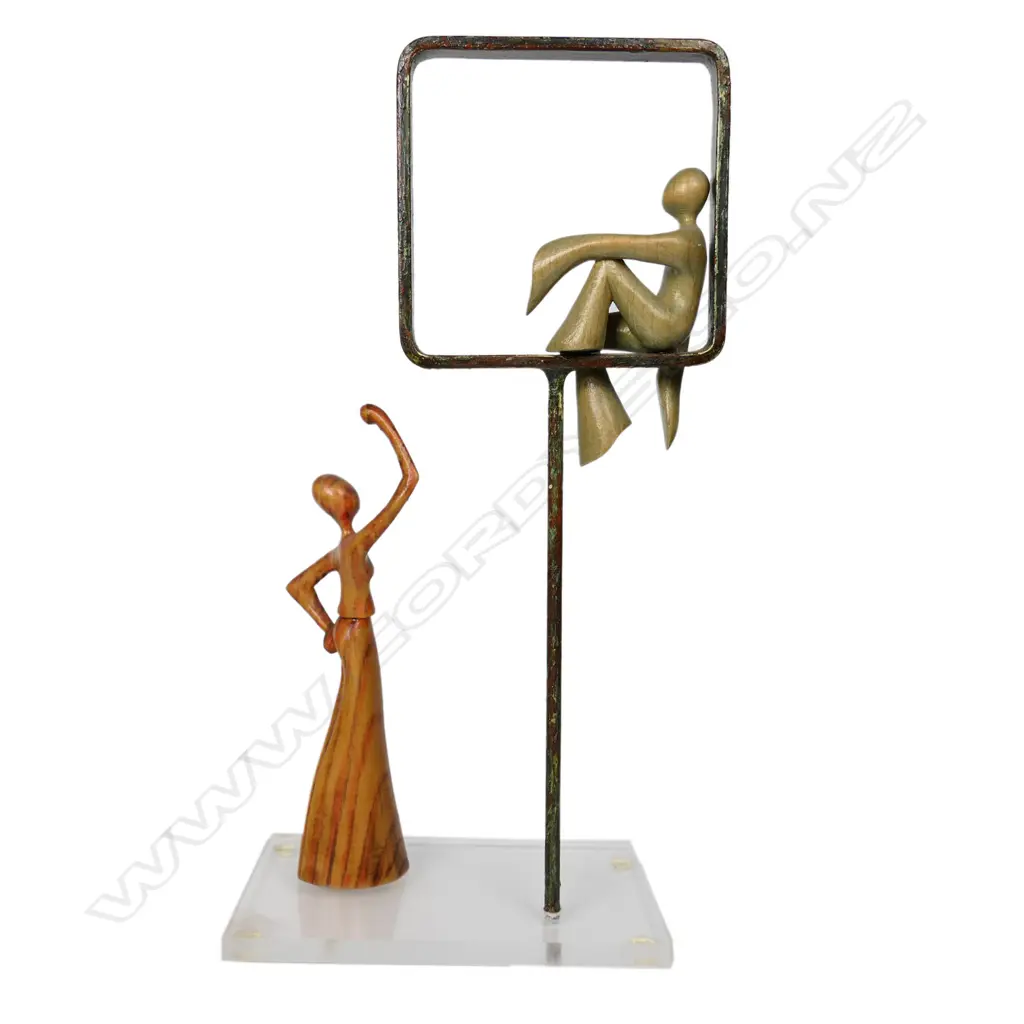 Jean-François André (France 1960-) ‘Pierrot & Colombine’ Image 1++