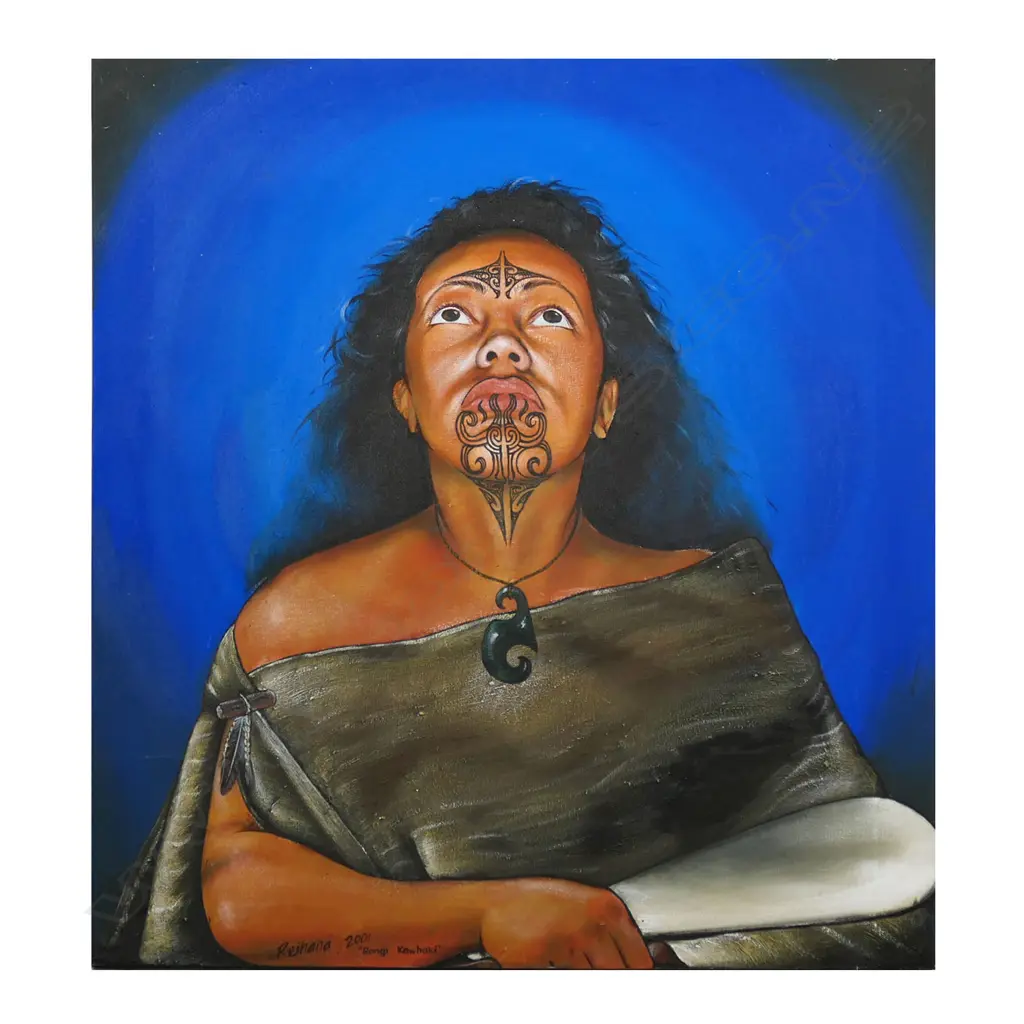 Theresa Reihana (Ngāpuhi) ‘Portrait of Rangi Kawhaki’ Image 1++