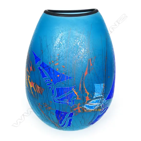 Keith Mahy - Turquoise shard vase