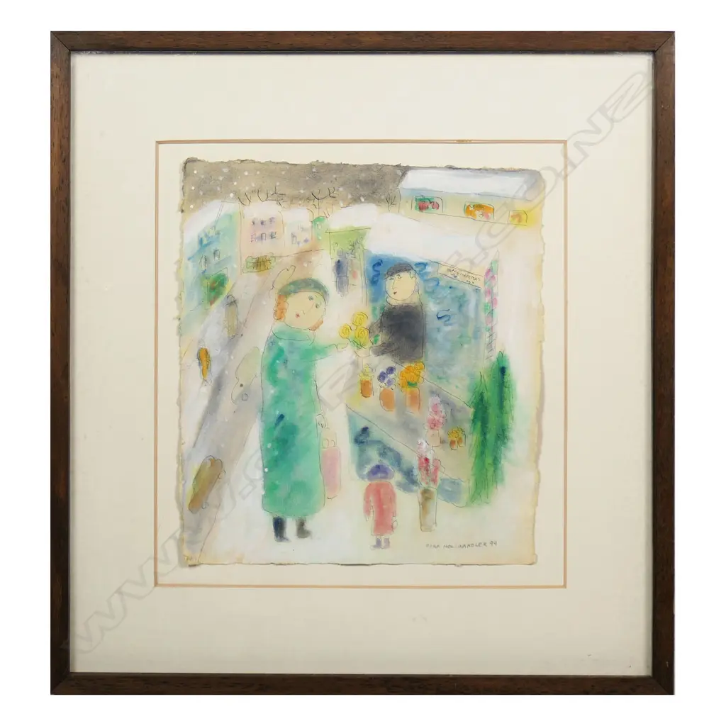 Dora Holzhandler (France/UK 1928-2015) ‘Winter Scene’ Image 1++