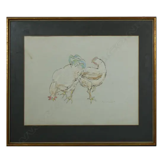 Artist unknown ‘Hens’