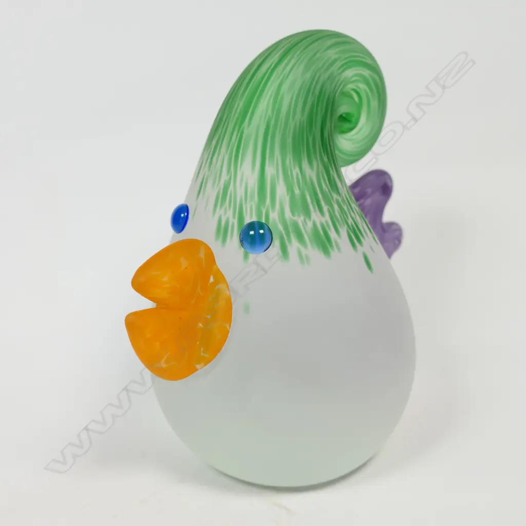 Borowski (Germany)  art glass fantastical bird sculpture, Image 1++