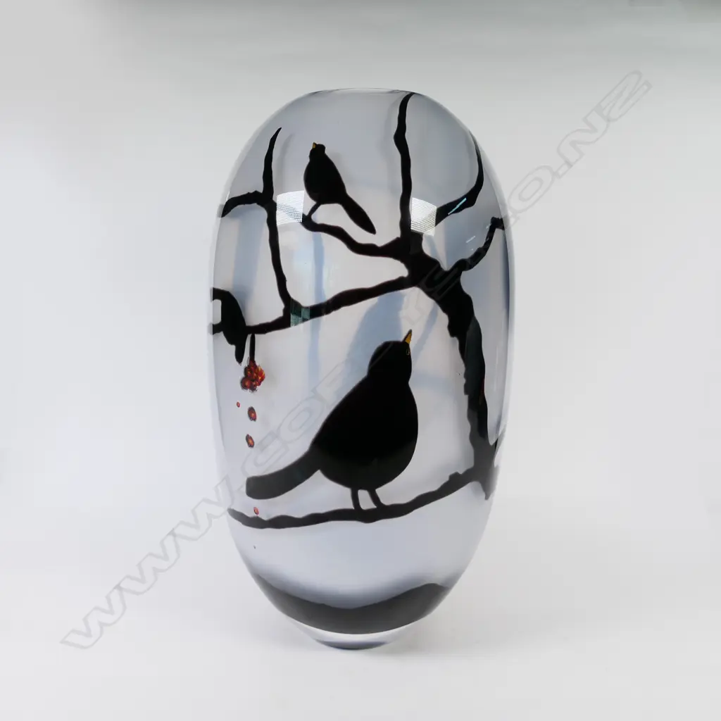 Sven-Åke Carlsson (Sweden)Transjö art glass vase, Image 1++