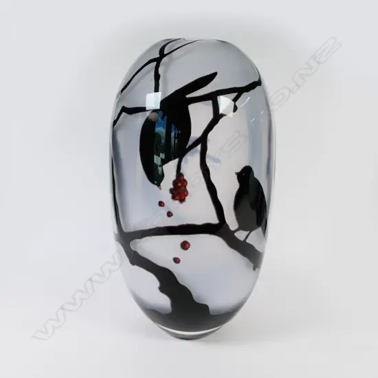 Sven-Åke Carlsson (Sweden)Transjö art glass vase,