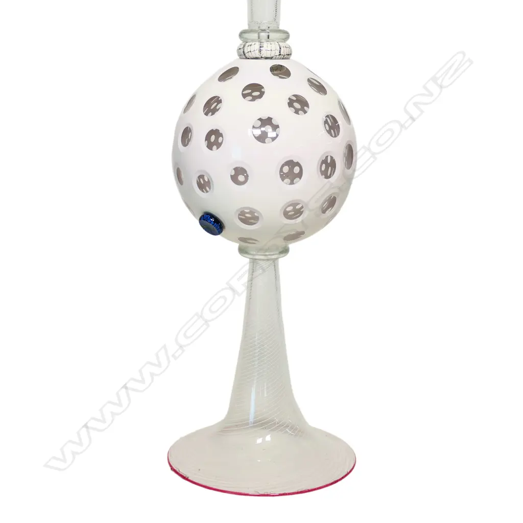 Nicholas Mount (Australia b.1952) very tall and impressive art glass scent bottle, Image 1++