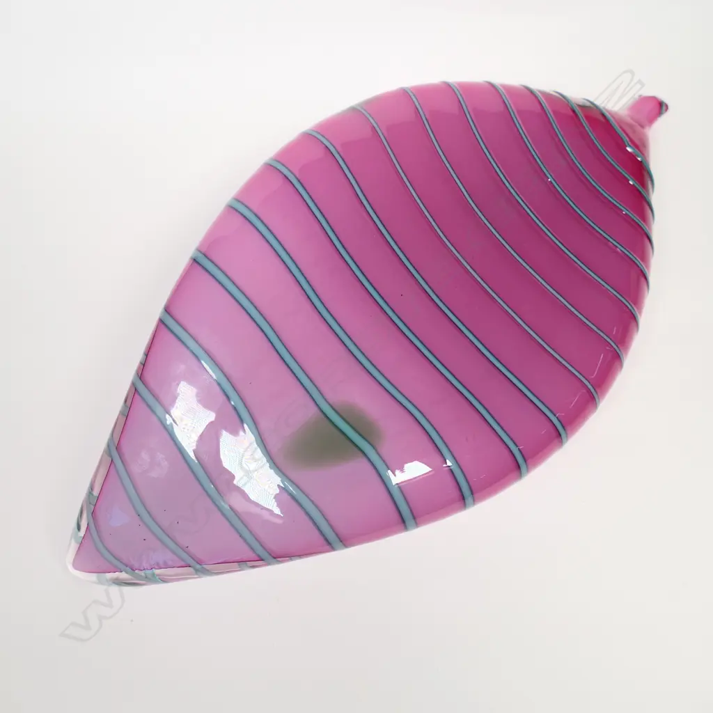 Jason Svendsen art glass large leaf sculpture, Image 1++