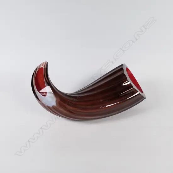 Roger Tye (U.K.) art glass cone form,