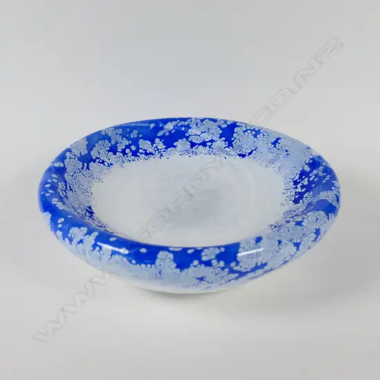 Lynette Campbell art glass cased bowl,