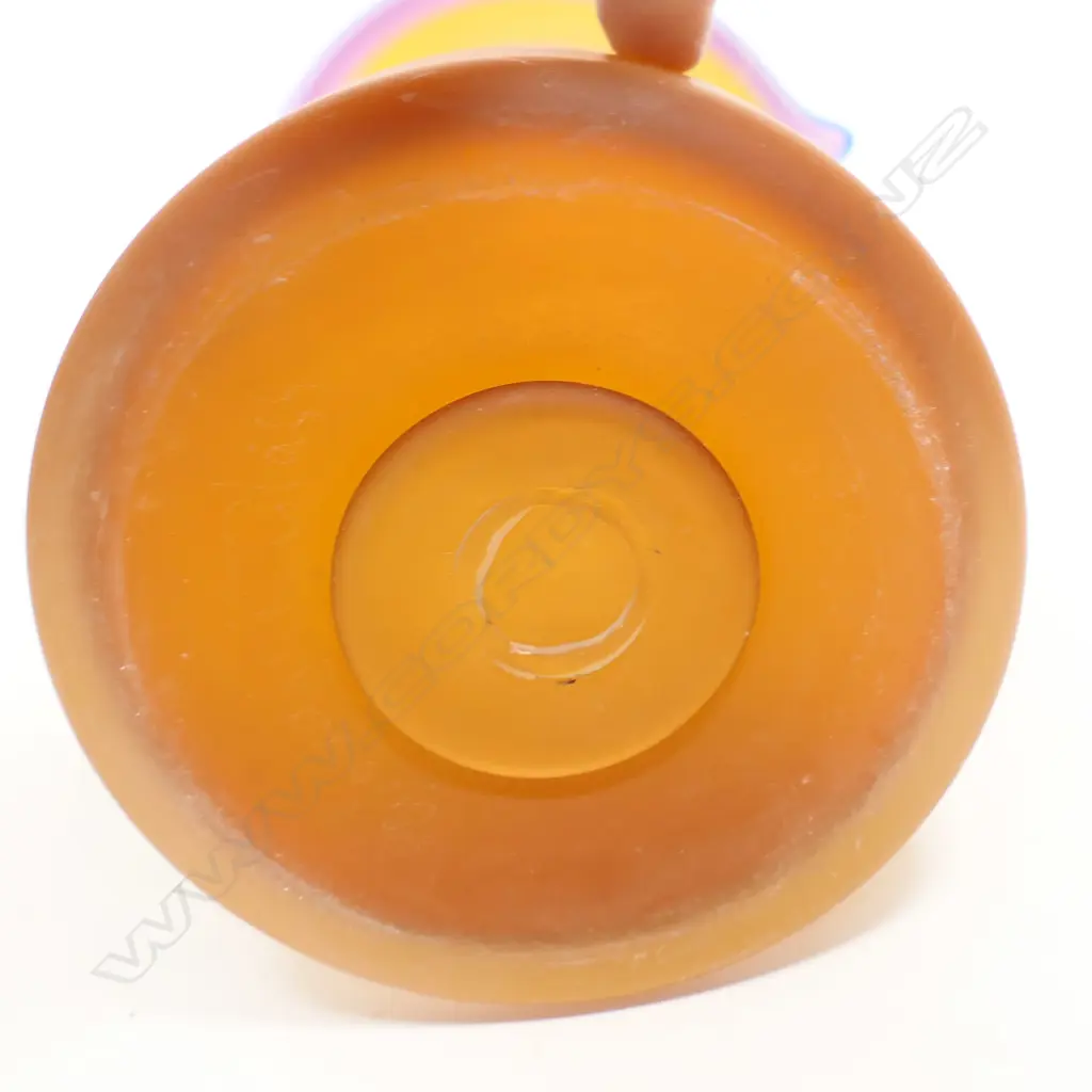Giovanni art glass frosted vase, Image 1++
