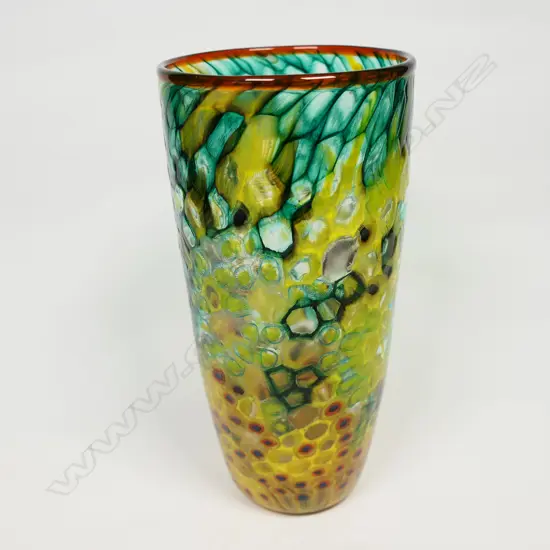Gloria art glass vase,