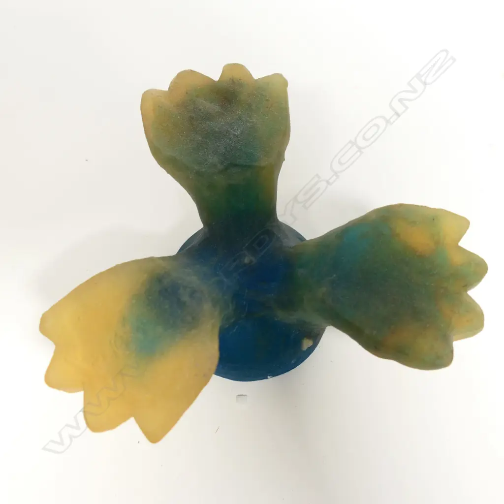 Artist unknown cast glass sculpture, Image 1++