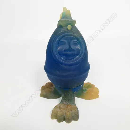Artist unknown cast glass sculpture,