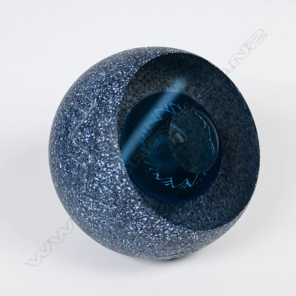 Rebecca Heap (Hotglass)  art glass Granite Geode, Image 1++