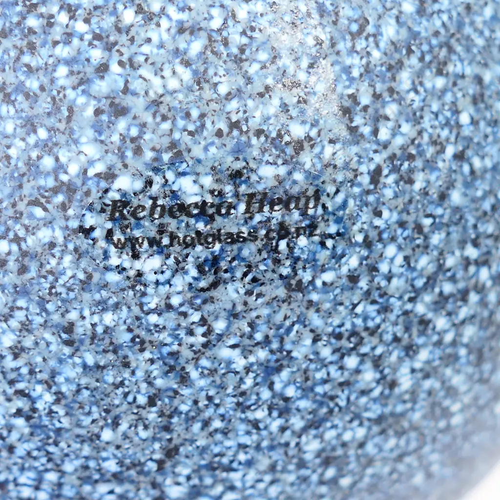 Rebecca Heap (Hotglass)  art glass Granite Geode, Image 1++