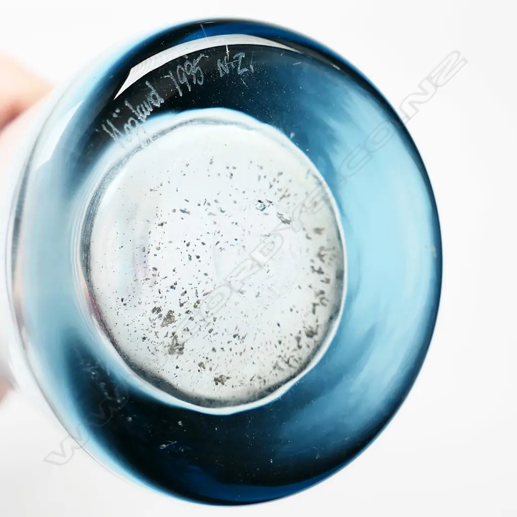 Hoglund art glass cylinder vase, Image 1++