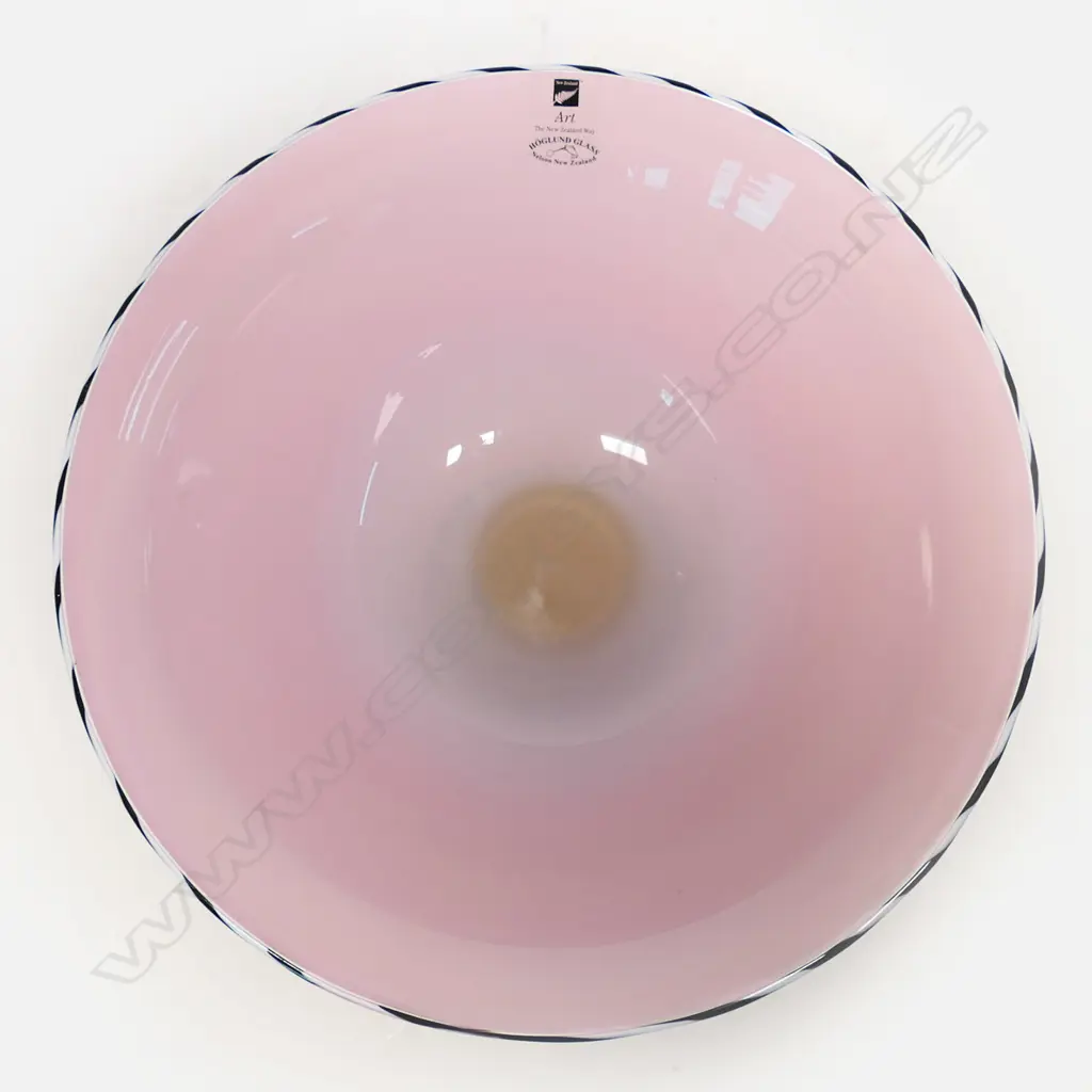 Hoglund art glass tazza, Image 1++