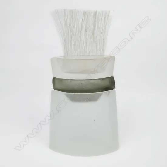 Lou Pendergrast cast glass three section vessel