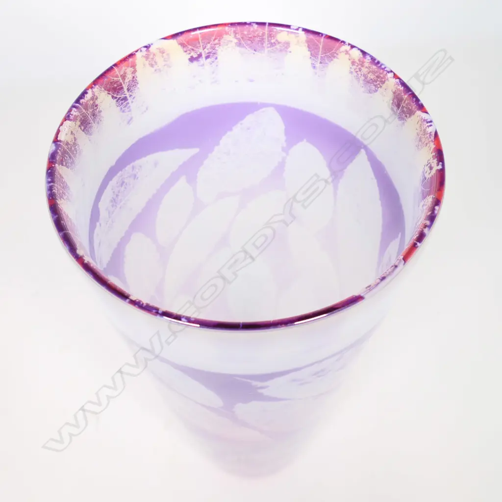 John Penman large art glass vase, Image 1++