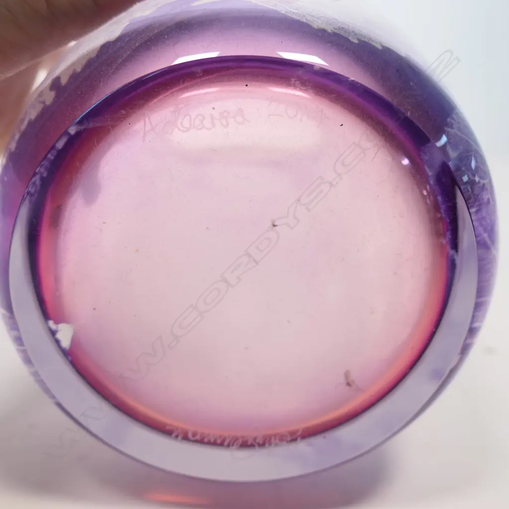 John Penman large art glass vase, Image 1++