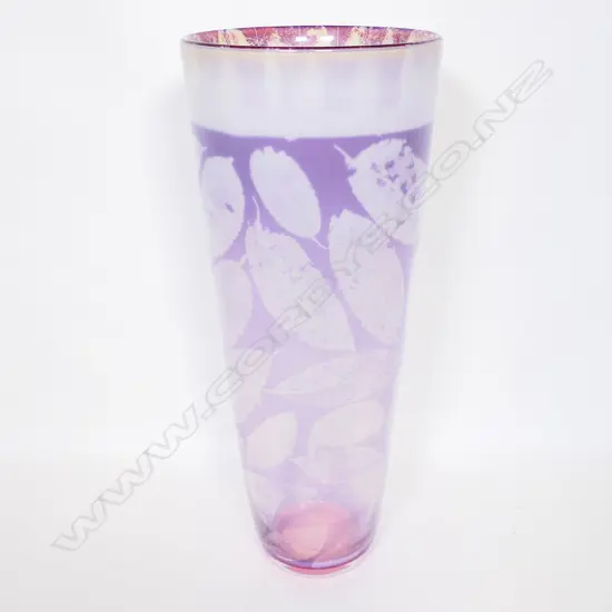 John Penman large art glass vase,