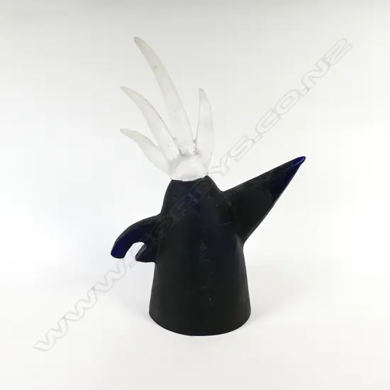Emma Camden cast glass sculptural form,