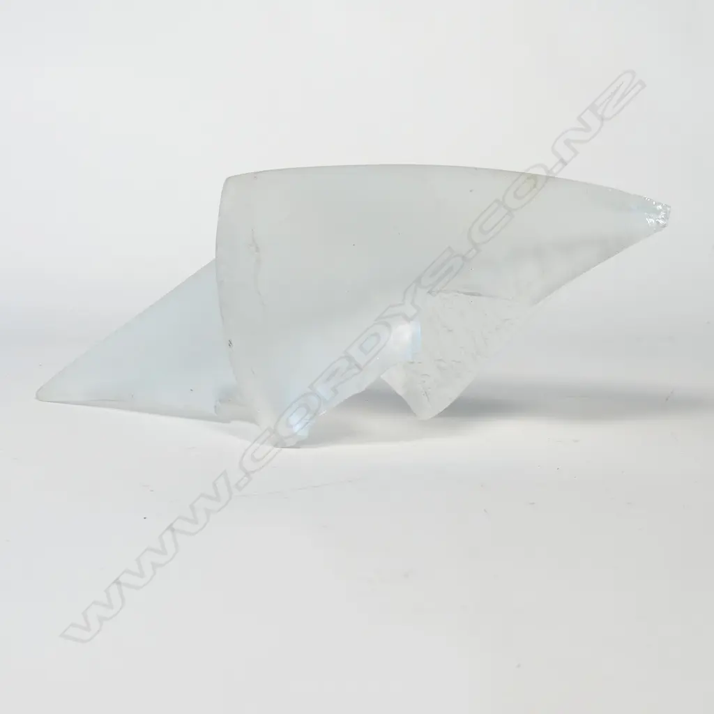 Emma Camden cast glass two piece sculpture, Image 1++