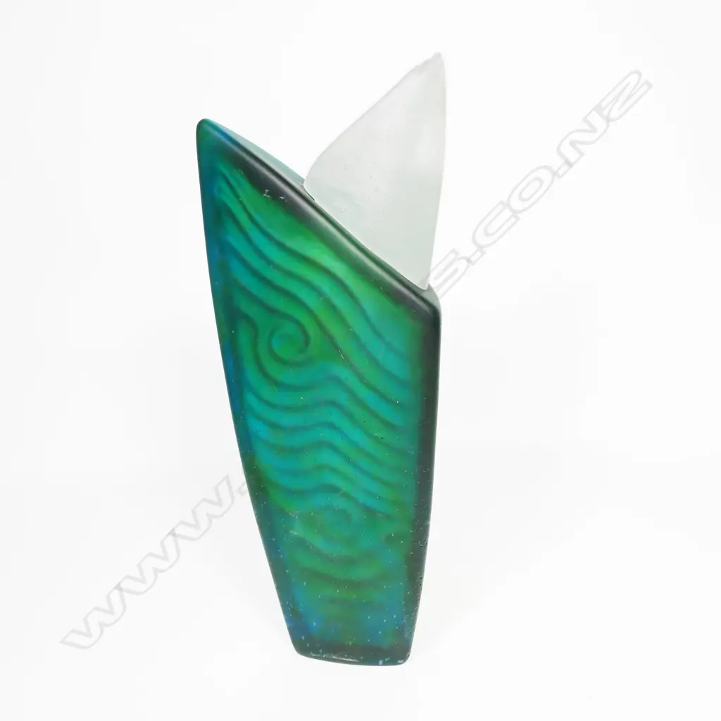 Emma Camden cast glass two piece sculpture, Image 1++