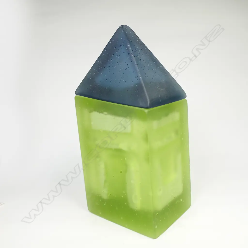 Emma Camden Glass House series cast glass sculpture, Image 1++