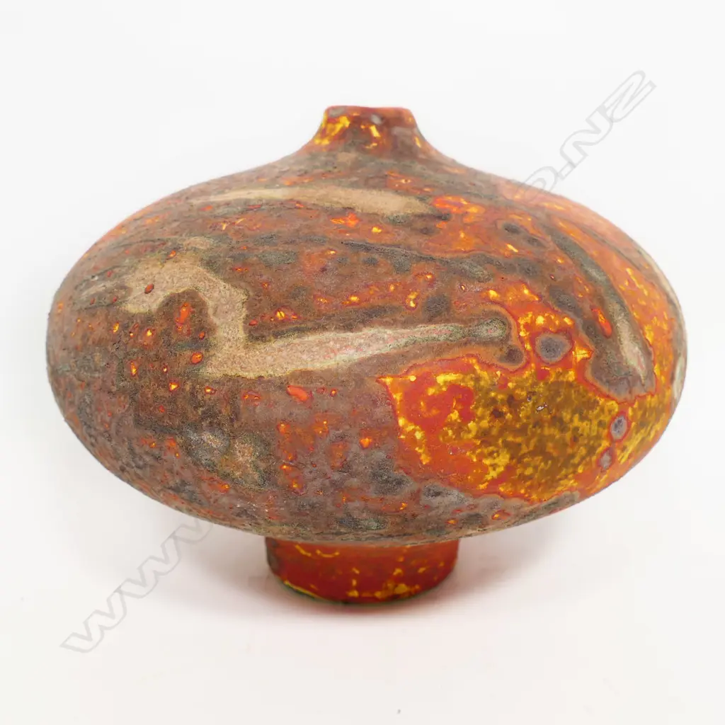 Peter Andersson (Australian) Studio Pottery squat ovoid vase, Image 1++