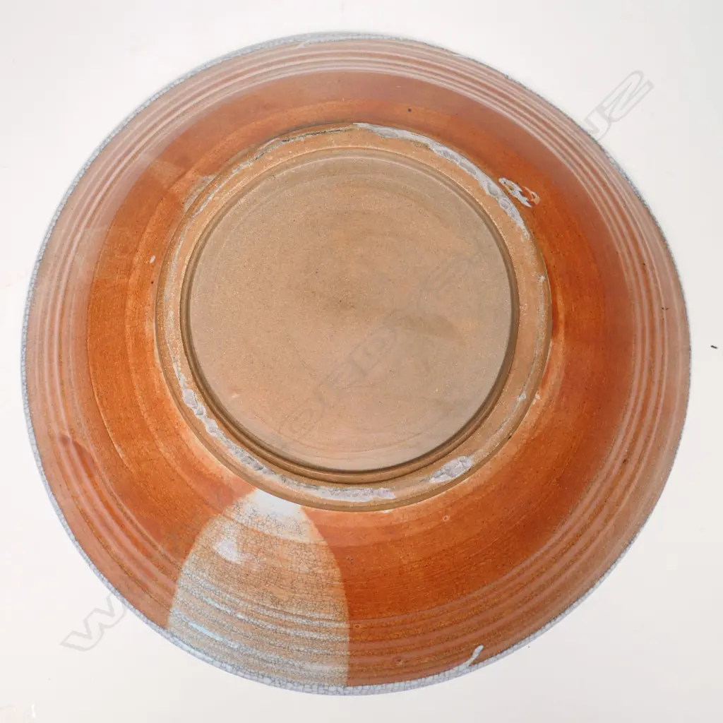 Campbell Hegan Sturt Pottery (Australia) large fine quality shino glazed bowl, Image 1++