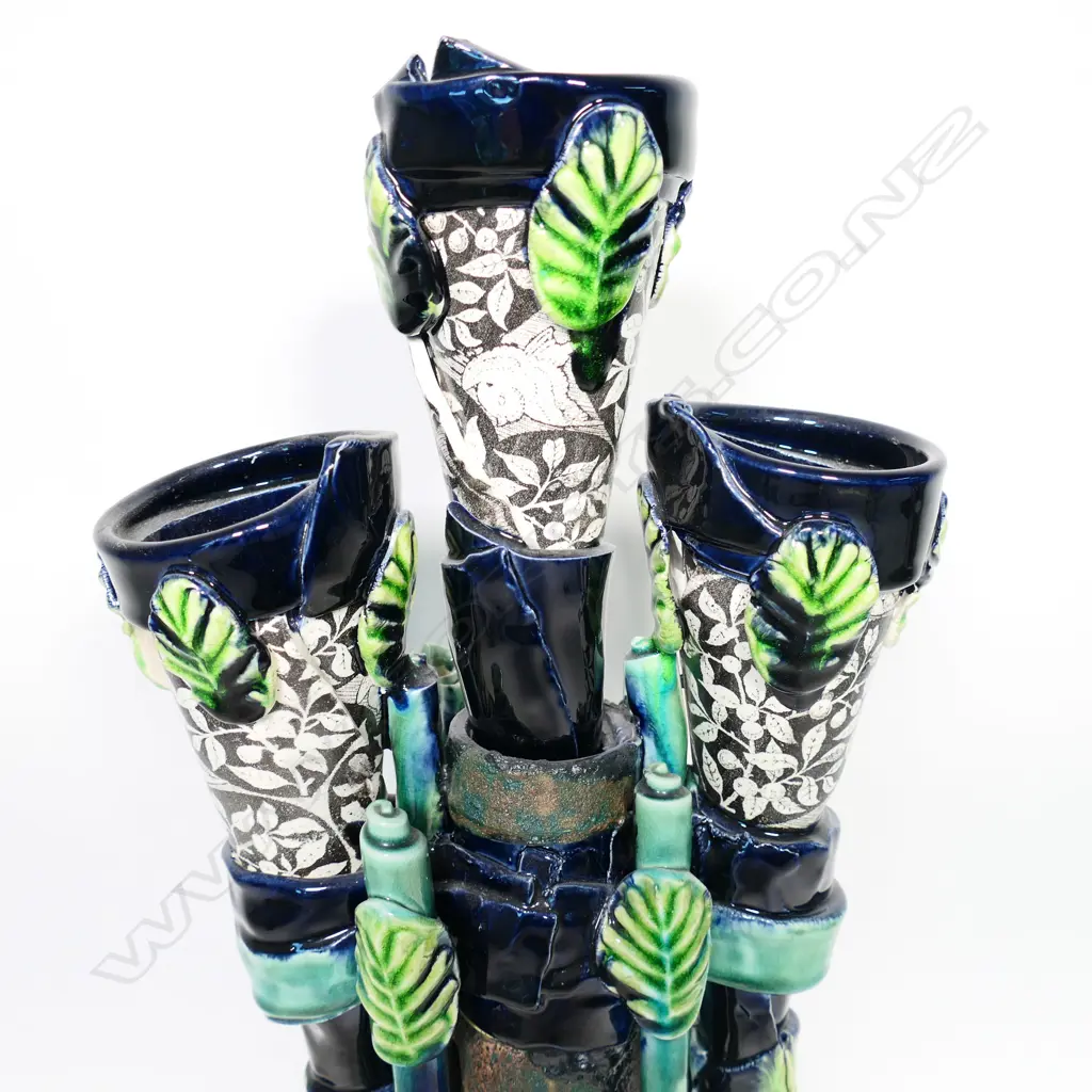 Katie Gold large pottery candelabra, Image 1++
