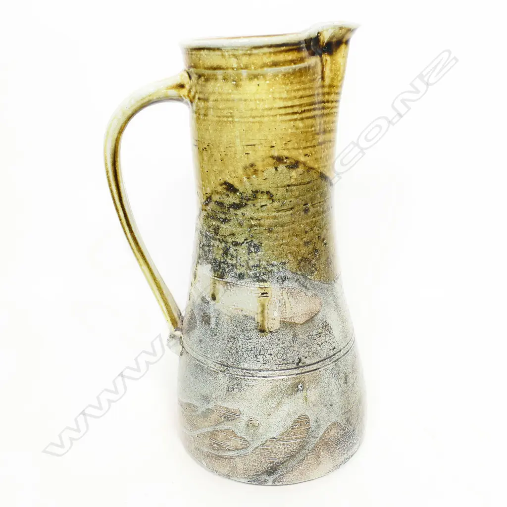 Carol Stewart (Auckland) large pottery jug, Image 1++