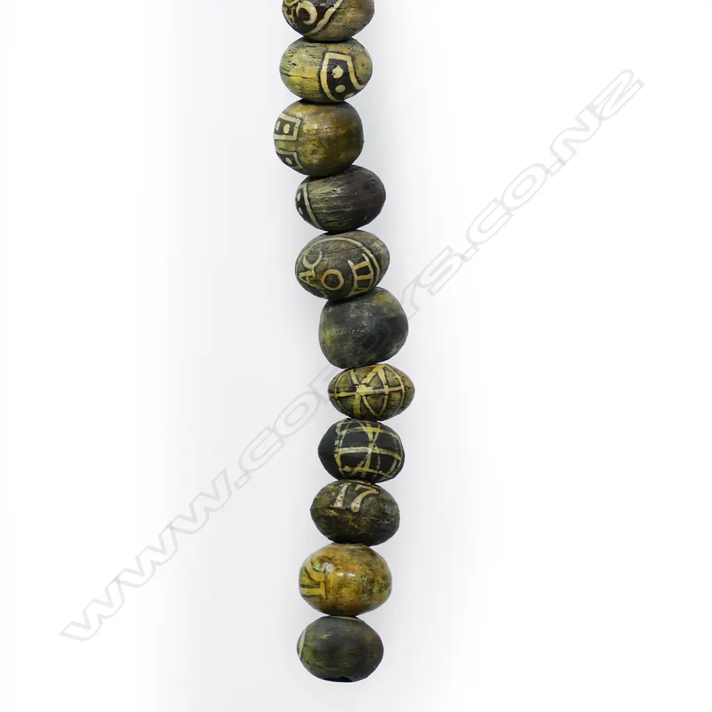 A multi pottery sphere single strand wire long sculpture 'C.A.C' Colonial Arms Company, Image 1++