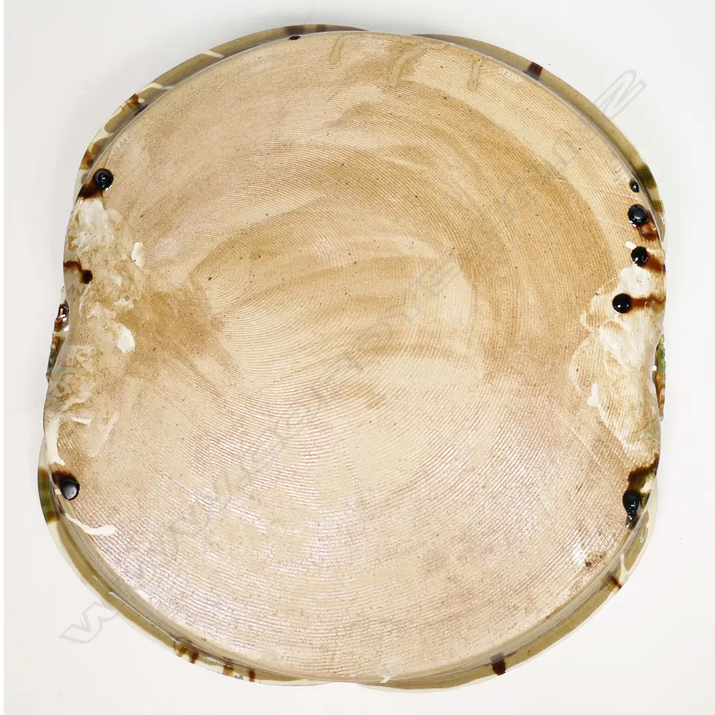 Takeshi Yasuda (Japanese b.1943) monumental stoneware platter, Image 1++