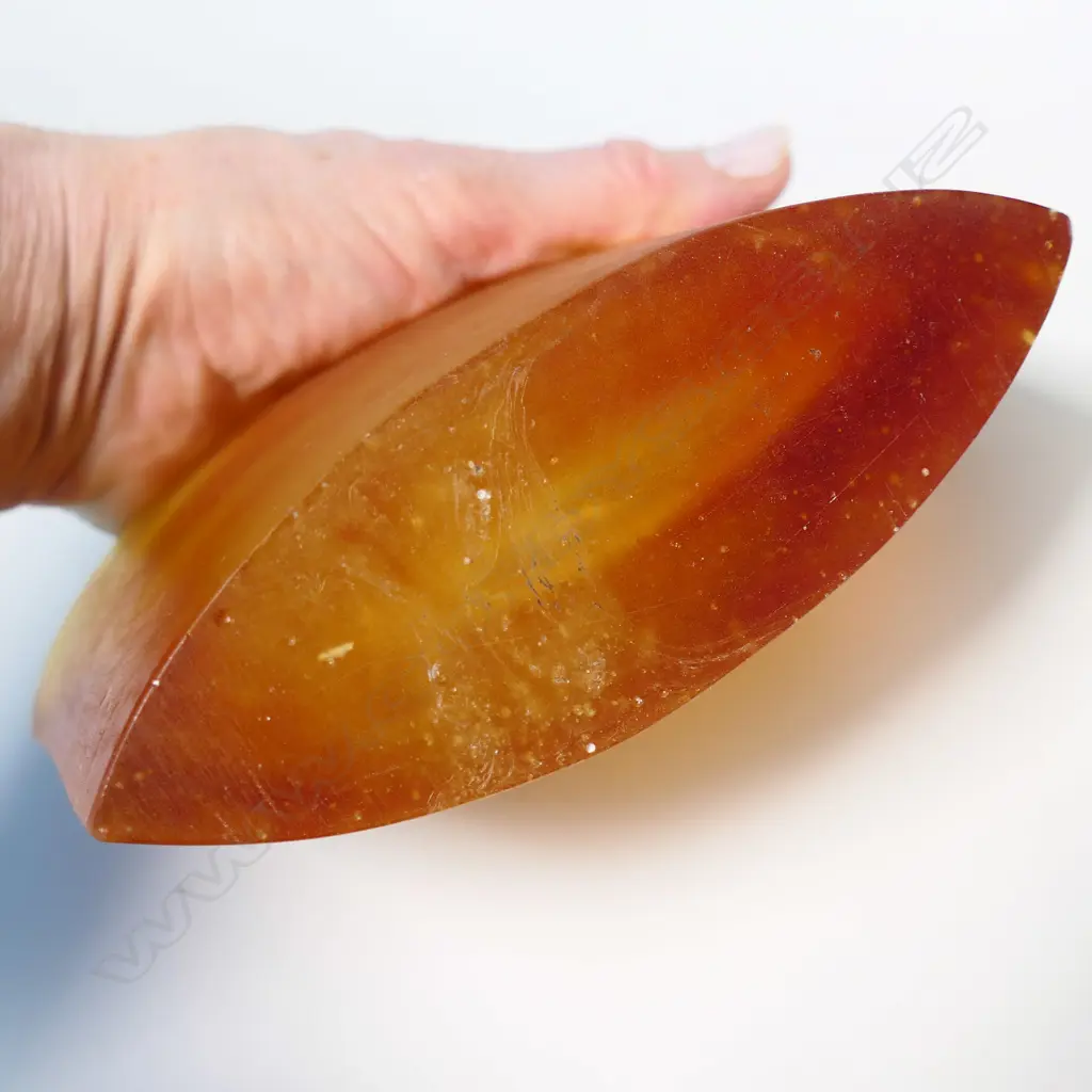 A Lou Pendergrast heavy cast art glass vessel, Image 1++