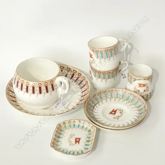 8 SHIPPING CO CHINA PCES: 'WHITE STAR LINE'...