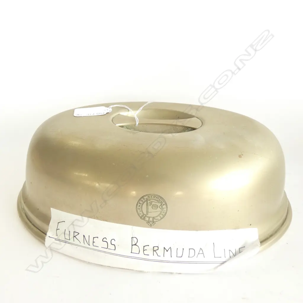 OLD FURNESS BEMUDA LINE OVAL METAL CLOCHE - 290 X 200MM Image 1++