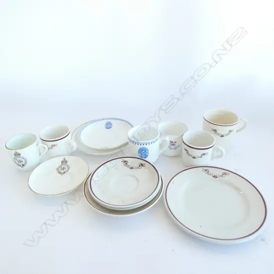5 ASST. SHIPS DEMITASSE CUPS & SAUCERS & 1 TRIO; PORT LINE / NZ SHIPPING CO ETC,