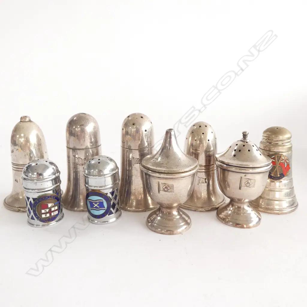 CONTAINER OLD SHIPPING LINE SALT & PEPPER SHAKERS  Image 1++