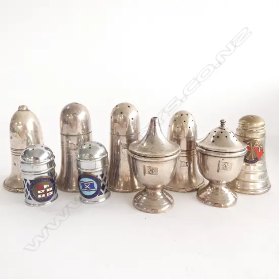 CONTAINER OLD SHIPPING LINE SALT & PEPPER SHAKERS 