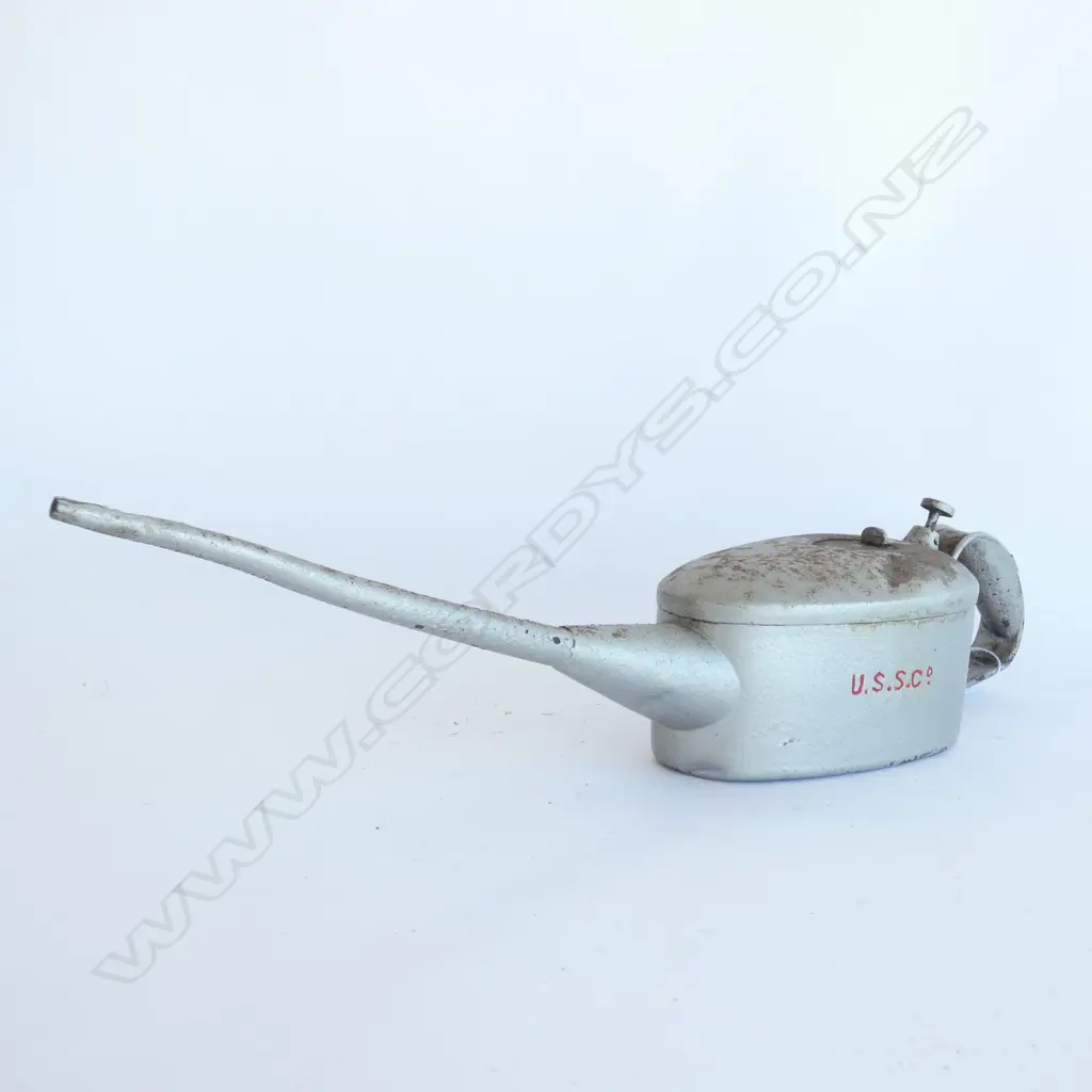 OLD USS.CO SHIPS OIL CAN. L. 430MM Image 1++