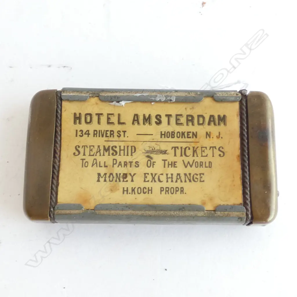 HOTEL AMSTERDAM STEAMSHIP TICKETS VESTA Image 1++