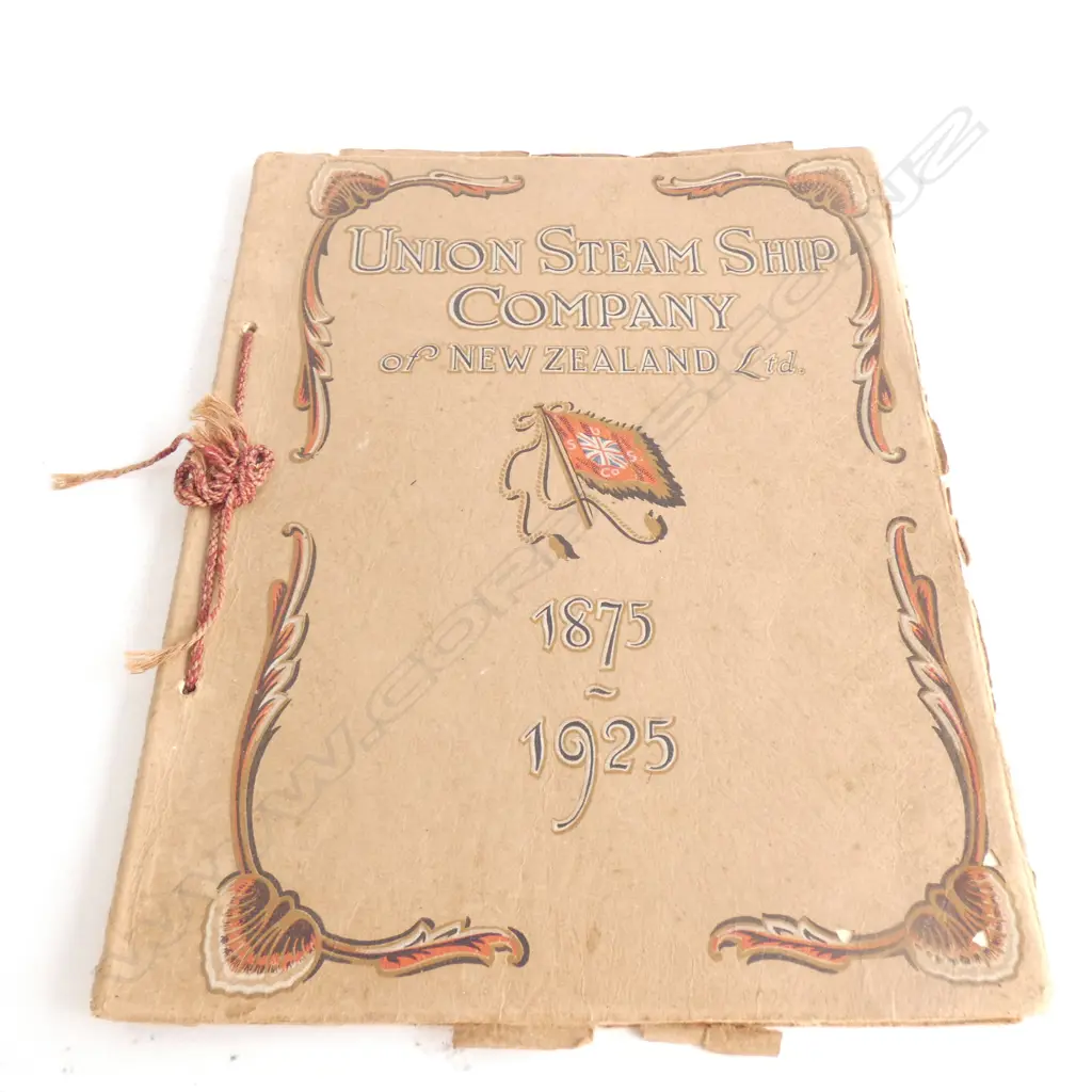 BOOK ON UNION STEAM SHIP COMPANY OF NZ 1875-1925 Image 1++