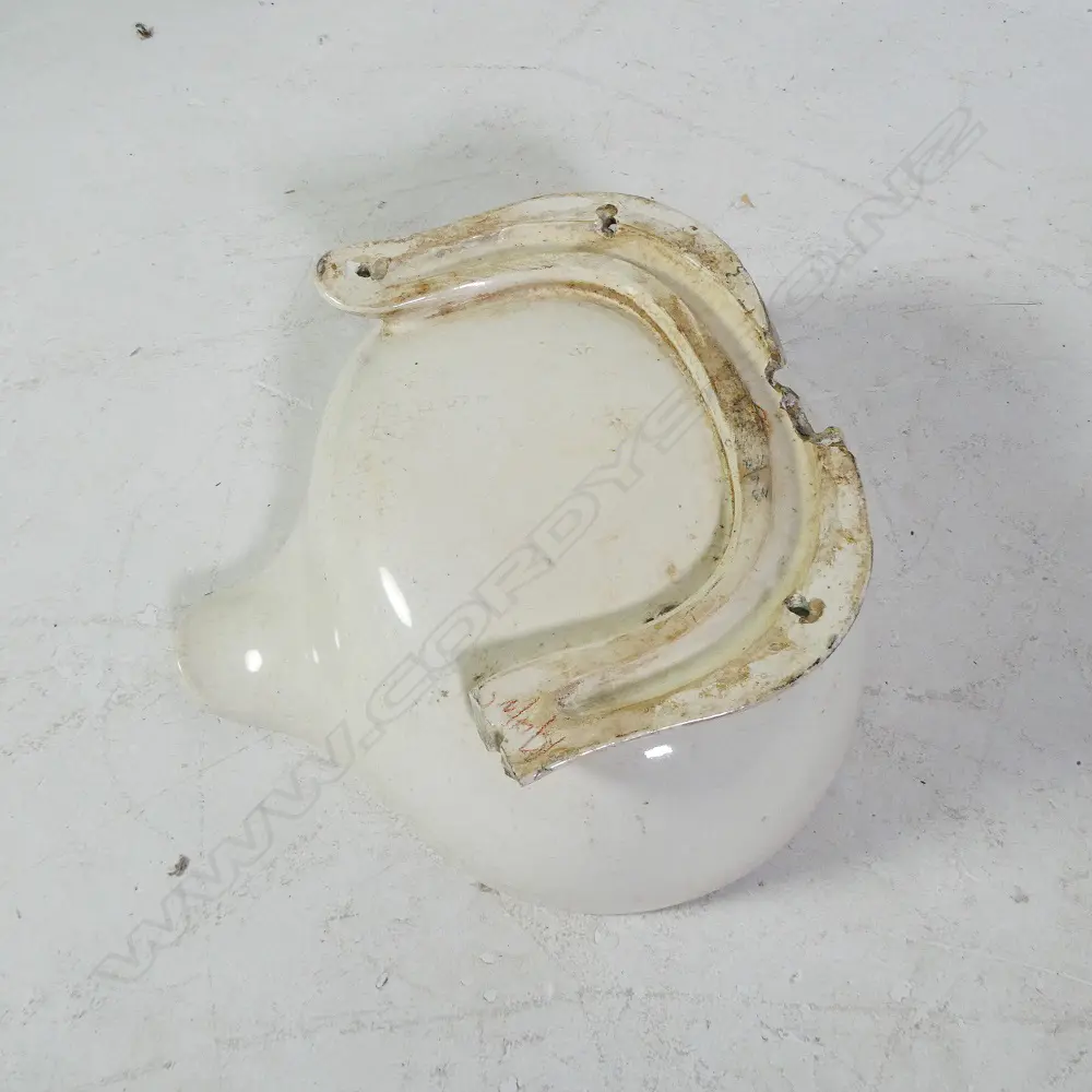'U.S.S.Co.' 19THC CHINA CABIN HAND BASIN Image 1++