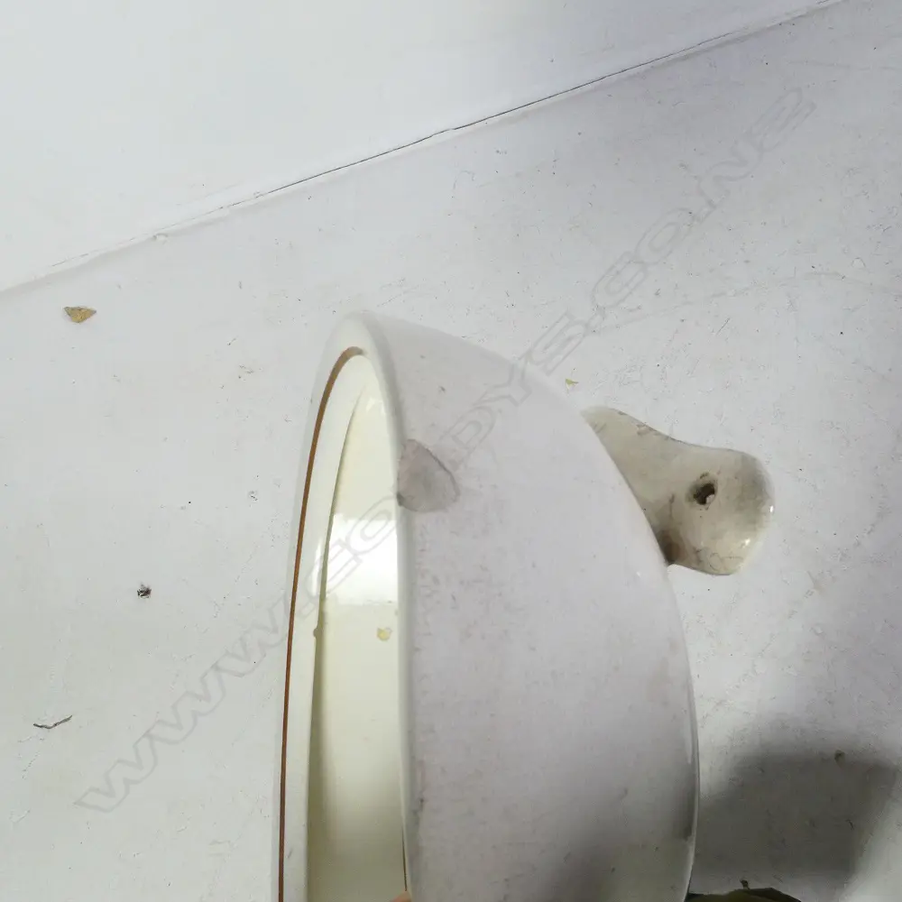 'U.S.S.Co.' 19THC CHINA CABIN HAND BASIN Image 1++