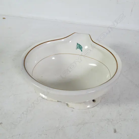 'U.S.S.Co.' 19THC CHINA CABIN HAND BASIN