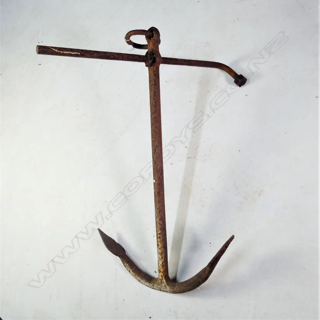 OLD KEDGE ADMIRALTY SHIP'S ANCHOR L.950mm Image 1++